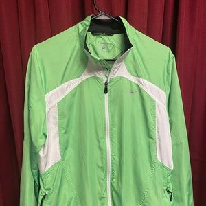 Brooks-Women’s Running Jacket-Lime/White/Black-Size:XL‎